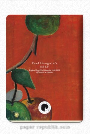 Paul Gauguin self portrait with apple