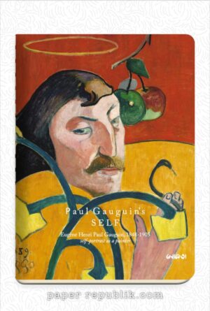 Paul Gauguin self portrait with apple