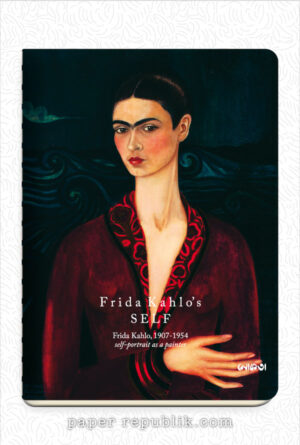 frida khalo in red self portrait